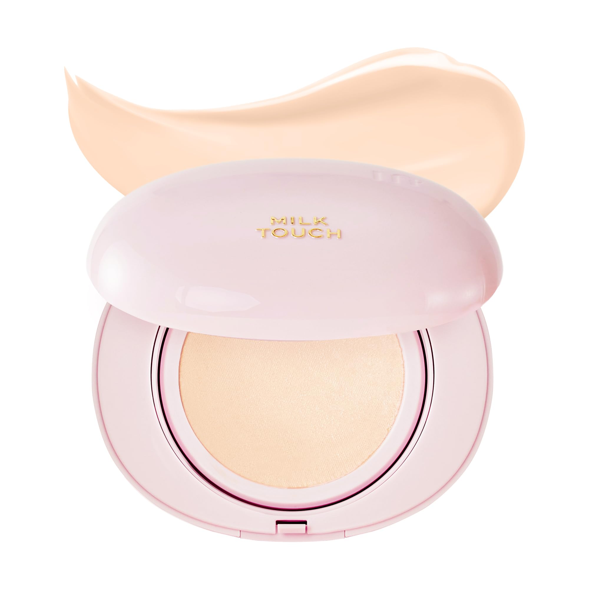 Milktouch Milky Glow Cushion Foundation - No Oxidation, Radiant Finish, Long-Lasting, Non-Creasing - Glutathione & Vitamin Complex for Hydrated Glass Skin (15N Fair Ivory) - Perfect for Daily Wear, Special Occasions & On-The-Go Touch Ups