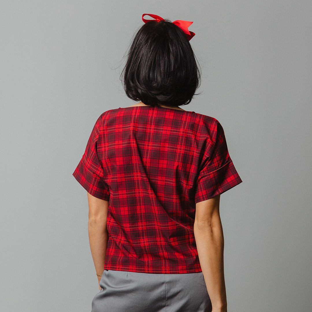 Premium Boss Tee in Classic Frasier Plaid - Stylish Casual Shirt for Men | Perfect for Office, Weekend Outings & Date Nights