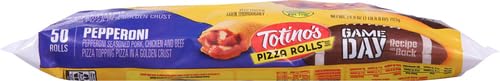 Totino's Pepperoni Pizza Rolls - Frozen Snack Bites, 50 Count (24.8 oz) | Perfect for Parties, Game Nights & Quick Meals