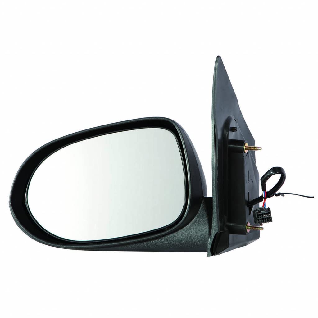 2010-2012 Dodge Caliber OEM Driver Side Power Heated Door Mirror with Turn Signal - Non-Folding Rear View Replacement Part #5115039AD #CH1320365 | Perfect for Winter Driving & Enhanced Safety
