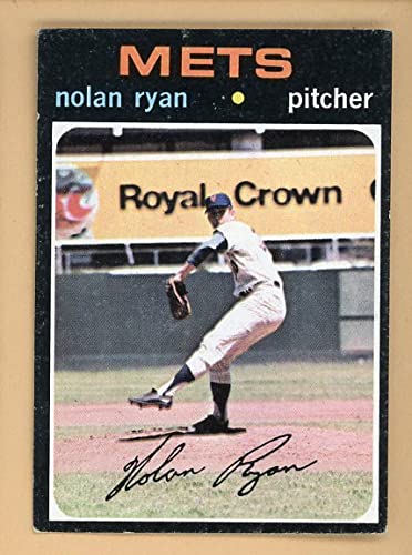 1971 Topps #513 Nolan Ryan New York Mets Baseball Card - EX Condition - Kit Young Cards - Perfect for Sports Memorabilia Collectors & Vintage Baseball Fans