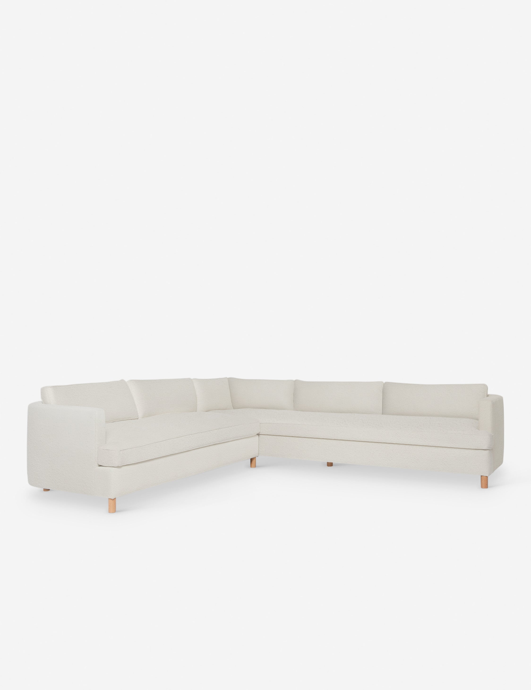 Belmont Corner Sectional Sofa by Ginny Macdonald - Modern L-Shaped Couch for Living Room, Family Room & Home Theater - Comfortable Fabric Upholstery with Reversible Chaise