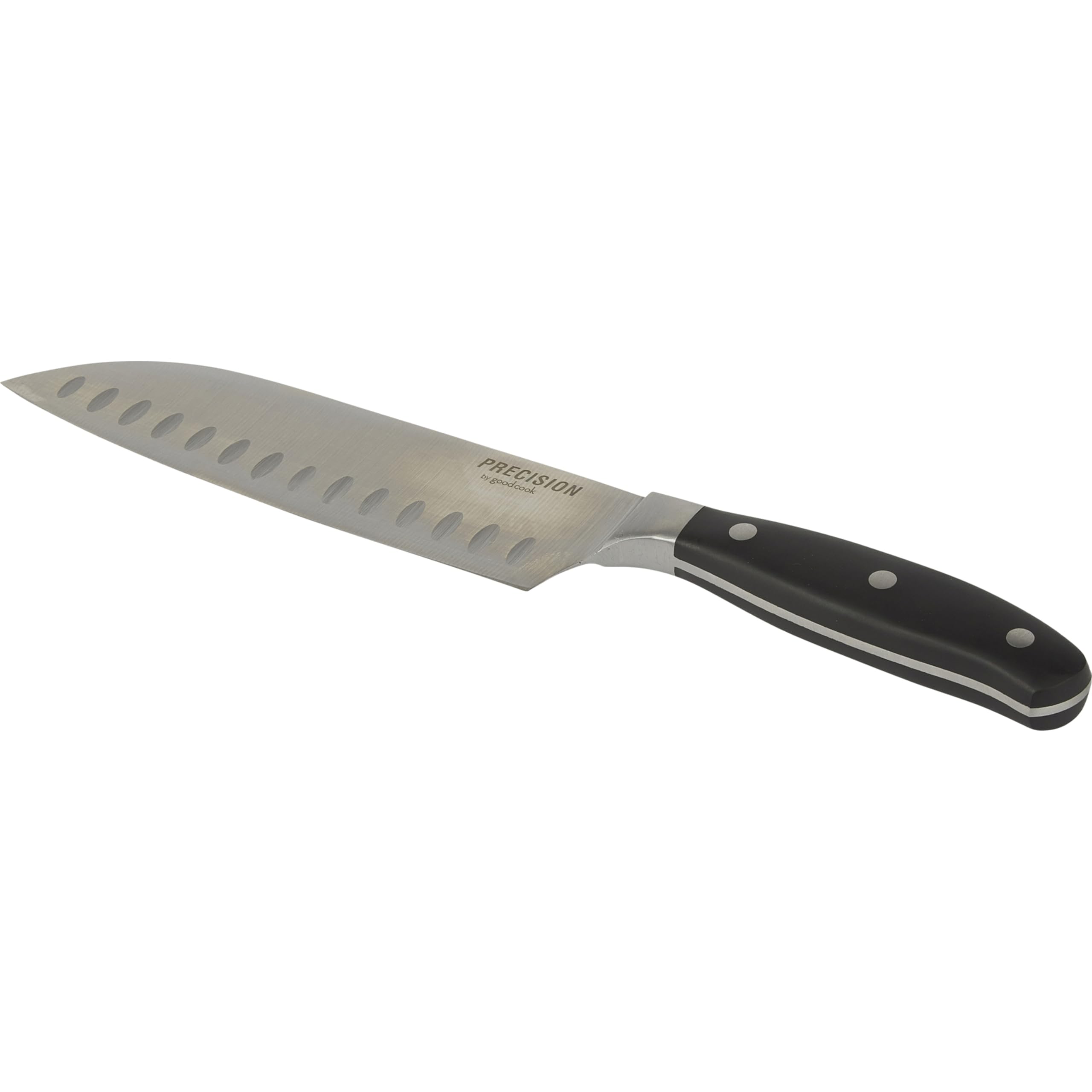 GoodCook Precision Santoku Knife 7 Inch - Ultra Sharp Japanese Kitchen Knife for Slicing, Dicing & Chopping - Perfect for Vegetables, Meat & Sushi - Ergonomic Handle for Comfortable Cooking