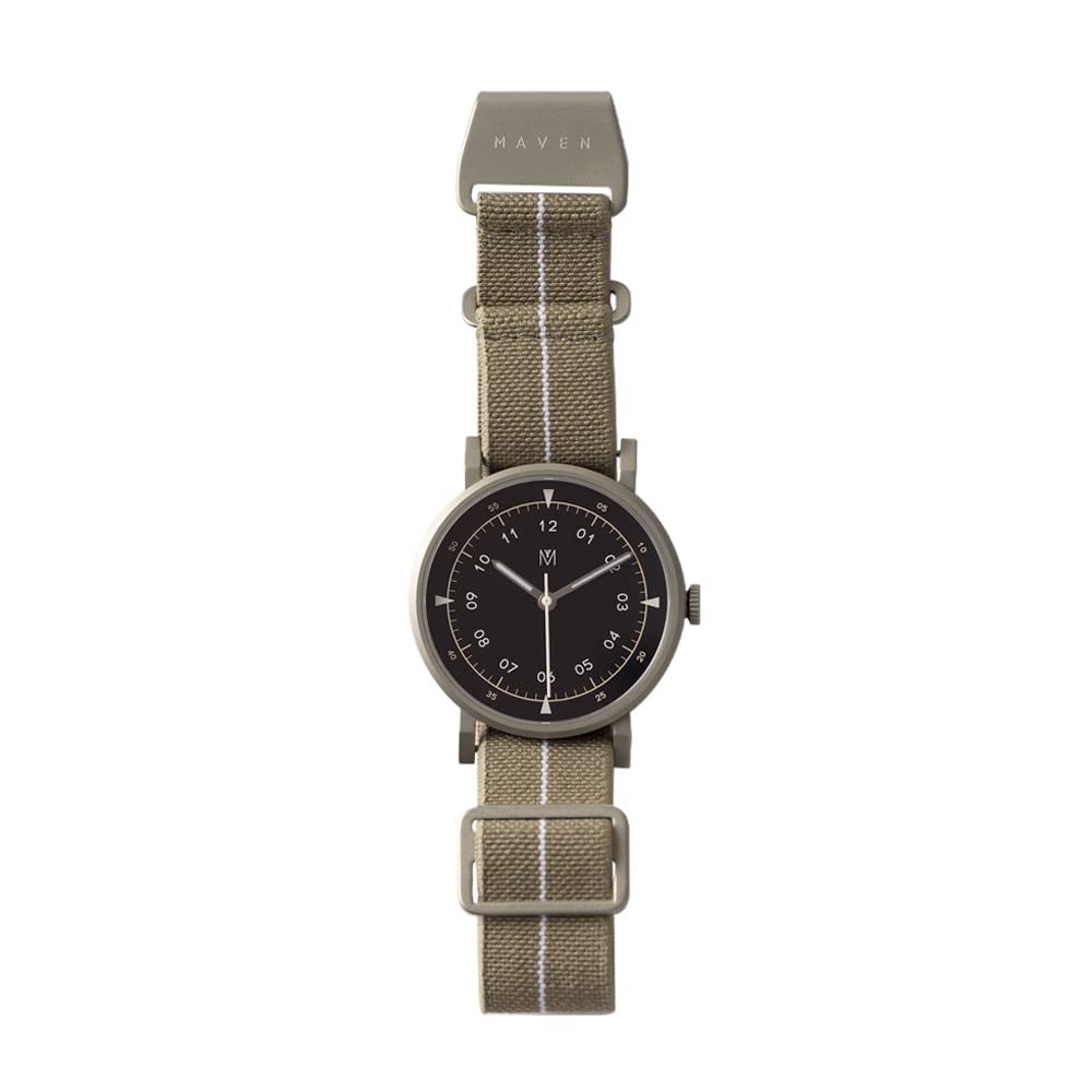 Premium 40mm Unisex Swiss Automatic Watch with Parachute Strap & Sapphire Crystal - Perfect for Outdoor Adventures, Business Meetings and Everyday Wear