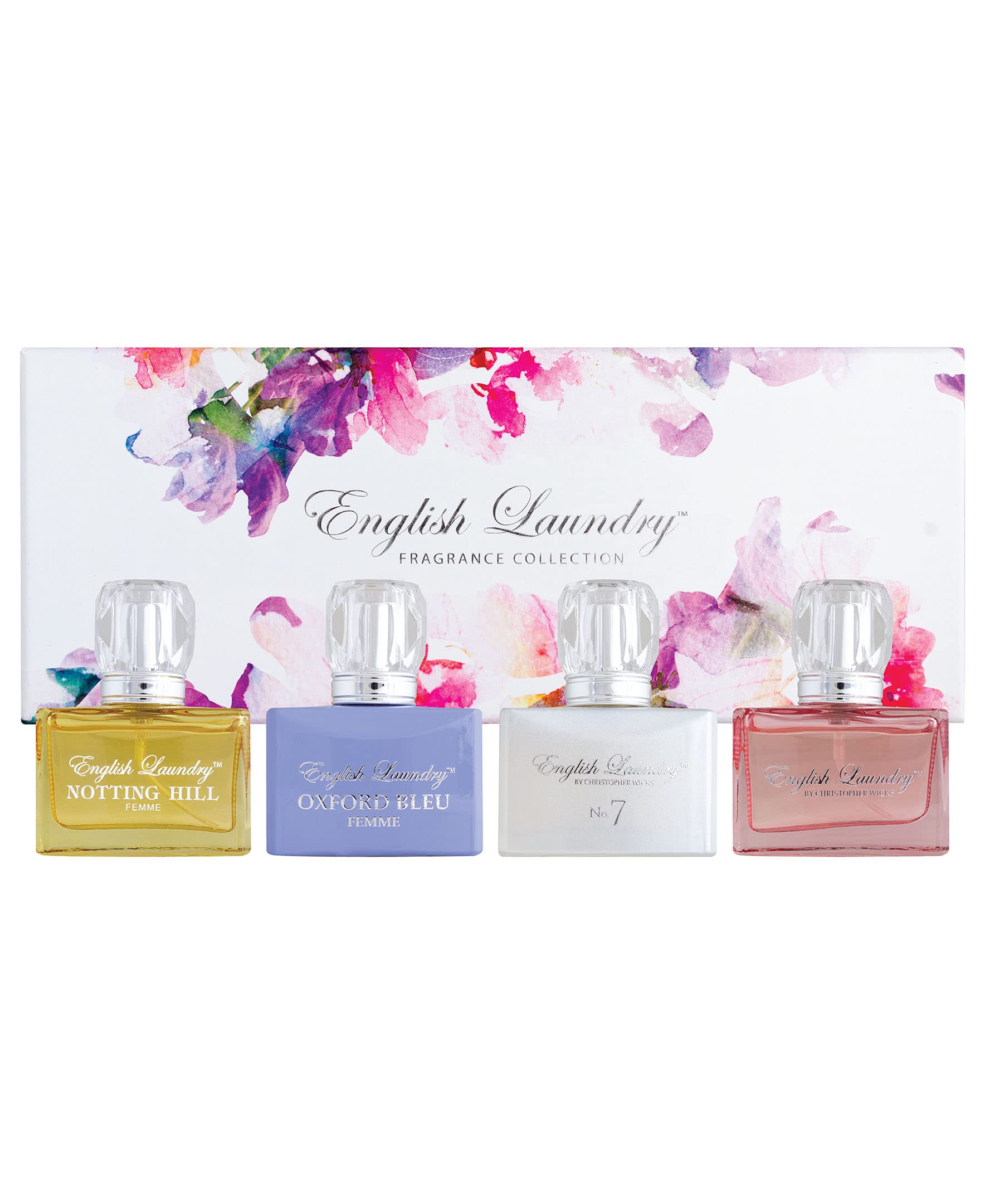 English Laundry Women's 4-Piece Coffret Gift Set - Luxurious Perfume & Body Lotion Collection for Her | Perfect for Birthday, Anniversary & Valentine's Day Gifts
