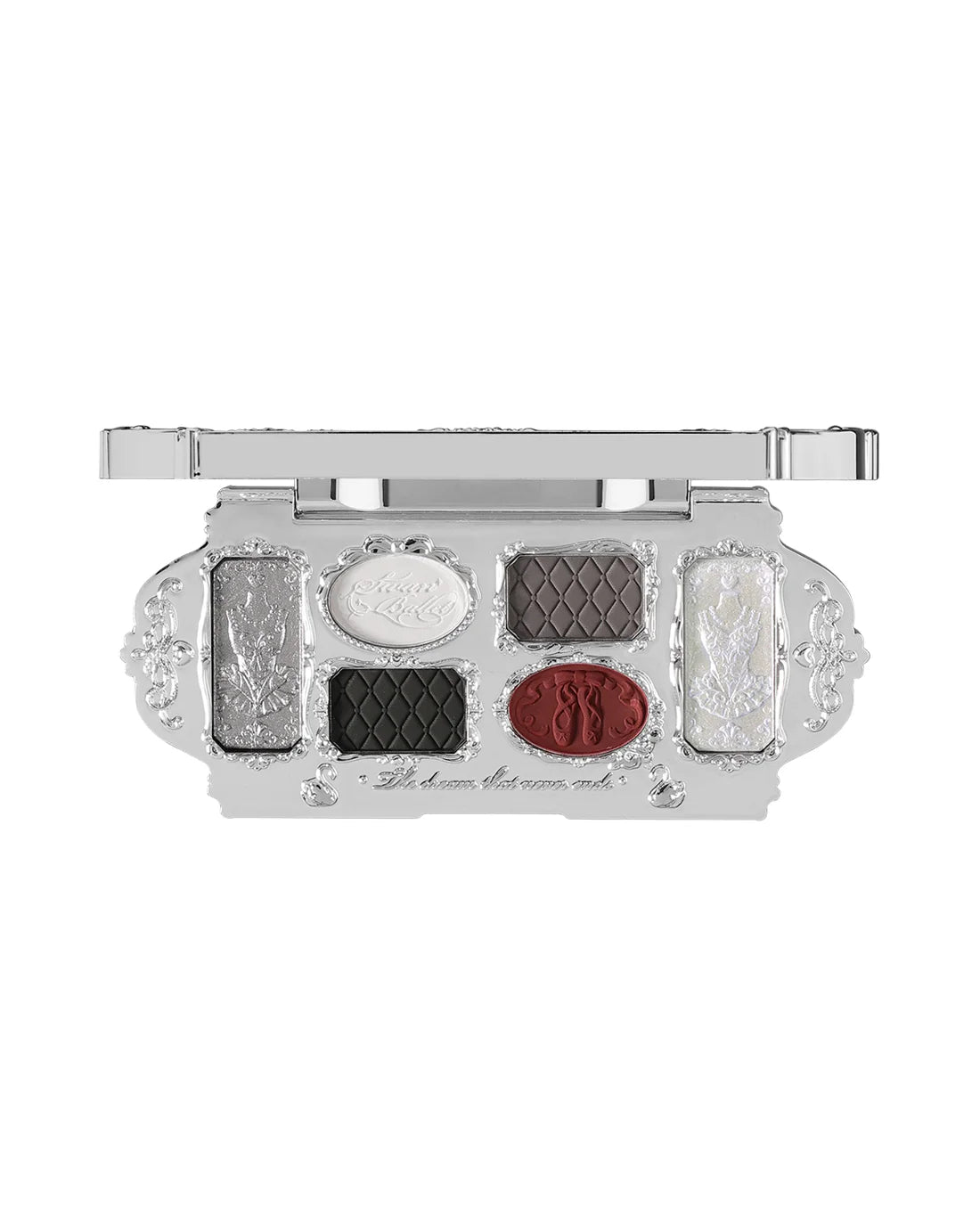 Swan Ballet Six-Color Eyeshadow Palette - Floral & Romantic Makeup Palette by Flower Knows | Perfect for Everyday Wear, Party & Special Occasions
