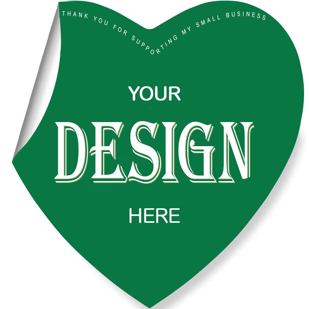 Custom Waterproof Vinyl Stickers 1 Inch - Personalized Stickers for Business Logo, Labels & Branding - Upload Any Image, Text or Design - 100-500 Pcs Bulk Pack - Perfect for Laptops, Water Bottles, Cars & DIY Crafts
