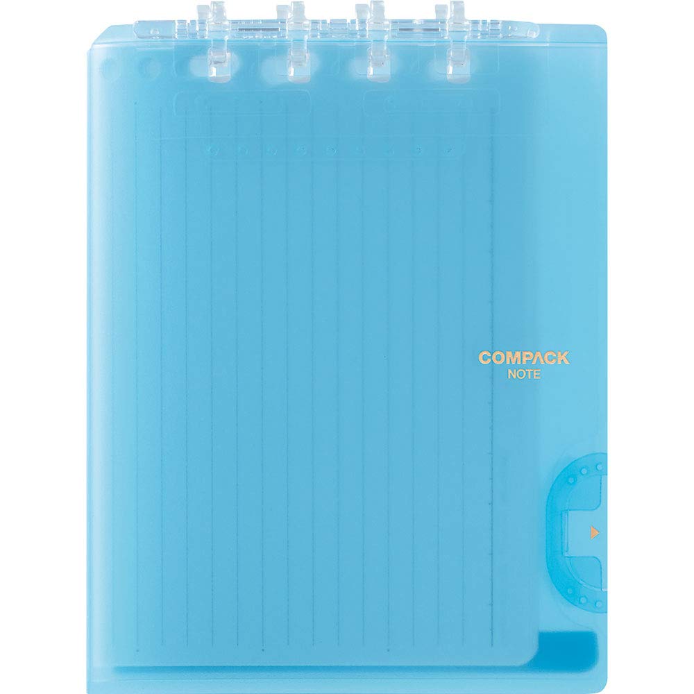 King Jim 9954TY Surl Compaq A5 Notebook - Smoke Blue | Lightweight & Durable for Office, School & Travel Organization