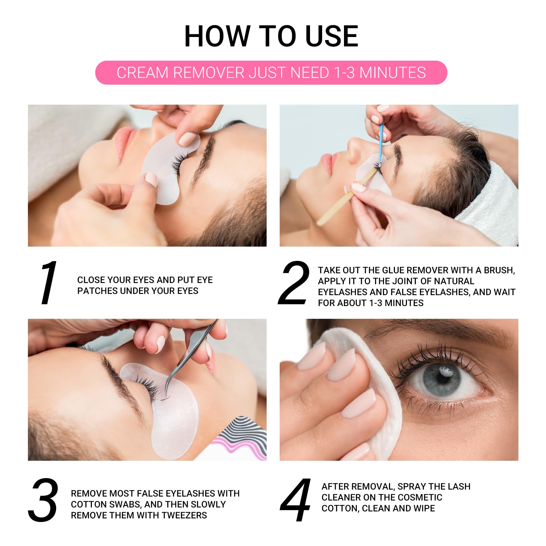 Professional Eyelash Extension Remover - 10g Gentle Lash Glue Remover for Salon & Home Use, Low Irritation Formula for Sensitive Skin | Perfect for DIY Lash Removal & Professional Eyelash Treatments