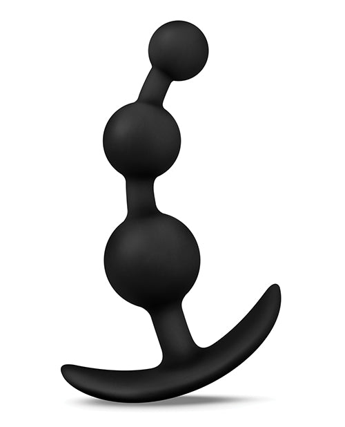 Premium Platinum Silicone Anal Beads for Adults - Black | Ultimate Pleasure & Training Kit | Perfect for Couples Play & Solo Exploration