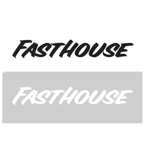 FASTHOUSE Premium Black Vinyl Decal - 9 Inch Removable Sticker for Laptops, Cars, Walls & DIY Home Decor - Waterproof & Durable Adhesive for Indoor & Outdoor Use