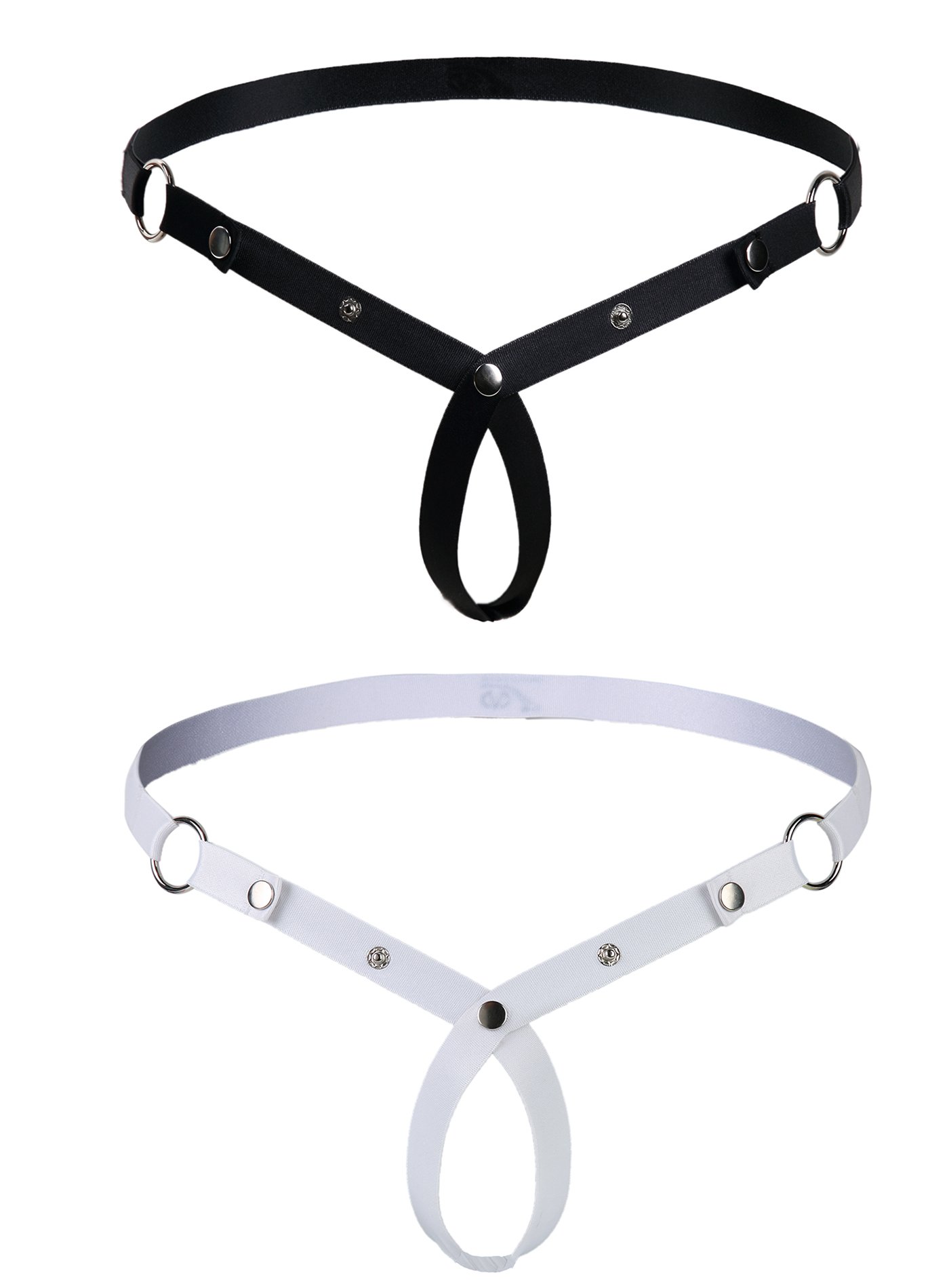 Men's Leather Ring G-String Thong Underwear - Comfortable & Sexy for Daily Wear, Lingerie & Special Occasions