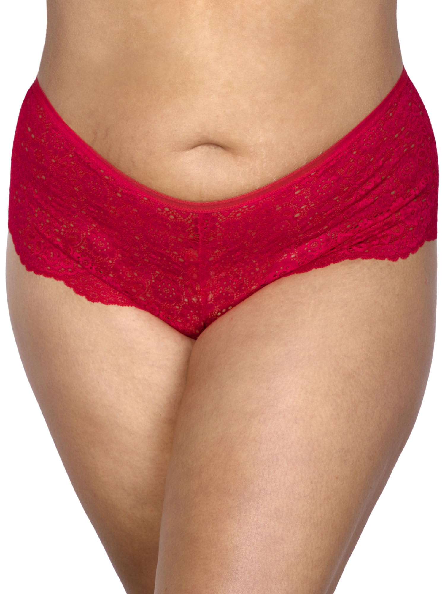 Smart & Sexy Women's Crotchless Lace Boyshort Panties - Seductive Lingerie for Romantic Nights & Boudoir Photography