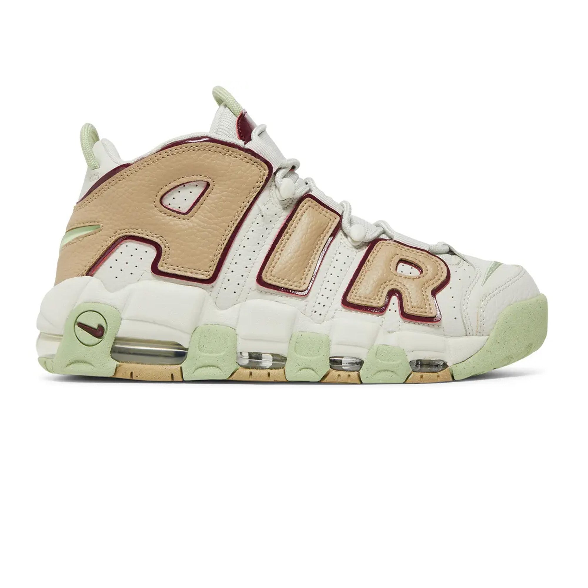 Air More Uptempo 'Light Bone Alligator' Women's Sneakers (2022) - Retro Basketball Shoes for Casual Wear, Street Style & Gym Fashion