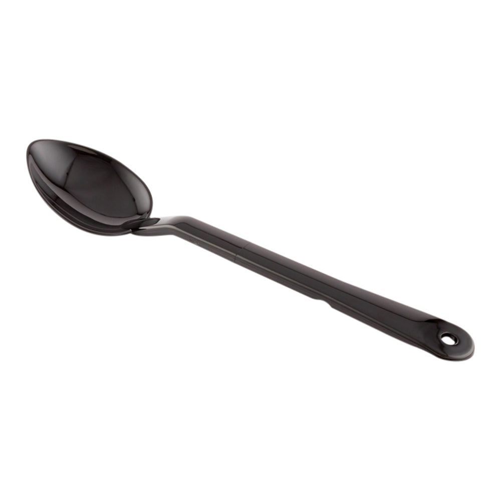 2 oz Black Plastic Catering Spoons - Durable Disposable Solid Serving Utensils (13 Pack) - Perfect for Parties, Catering & Restaurants
