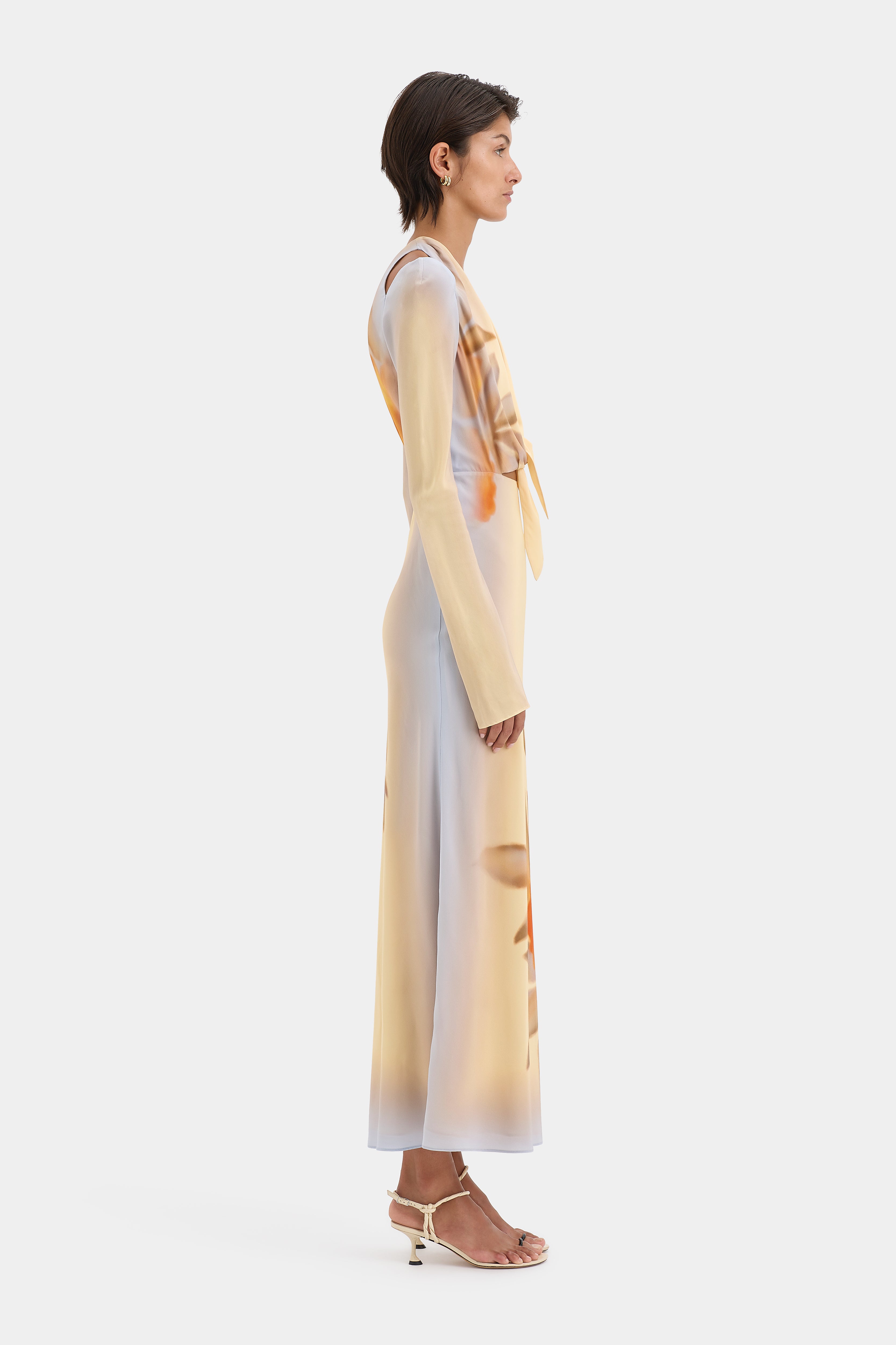Elegant Serene Scarf Dress for Women - Soft Flowy Wrap Maxi Dress - Perfect for Beach, Vacation & Boho Style Outfits
