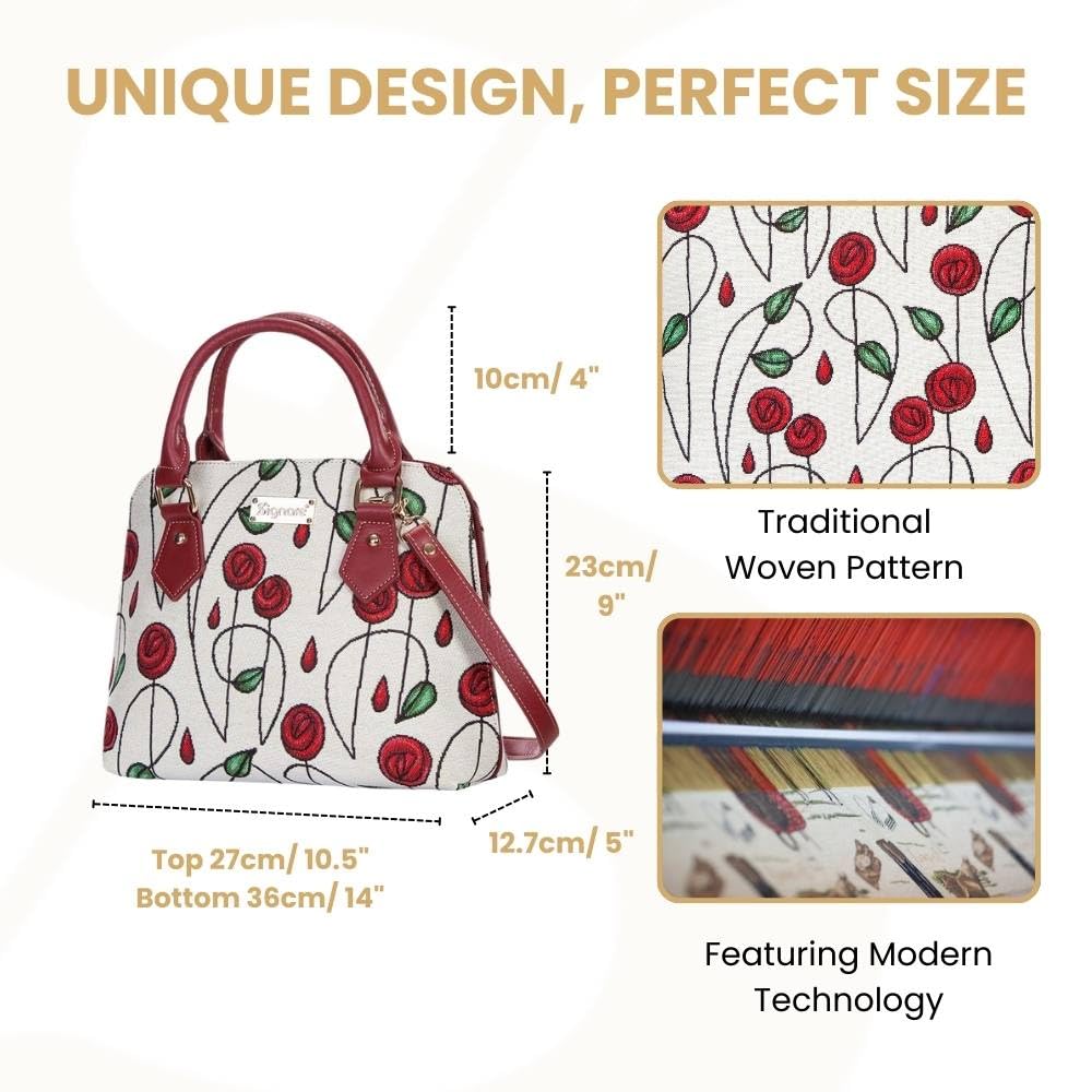 Signare Women's Fashionable Tapestry Handbag & Shoulder Bag - Stylish Crossbody Purse for Women, Girls & Teens | Perfect for Daily Use, Travel, Shopping & Casual Outings