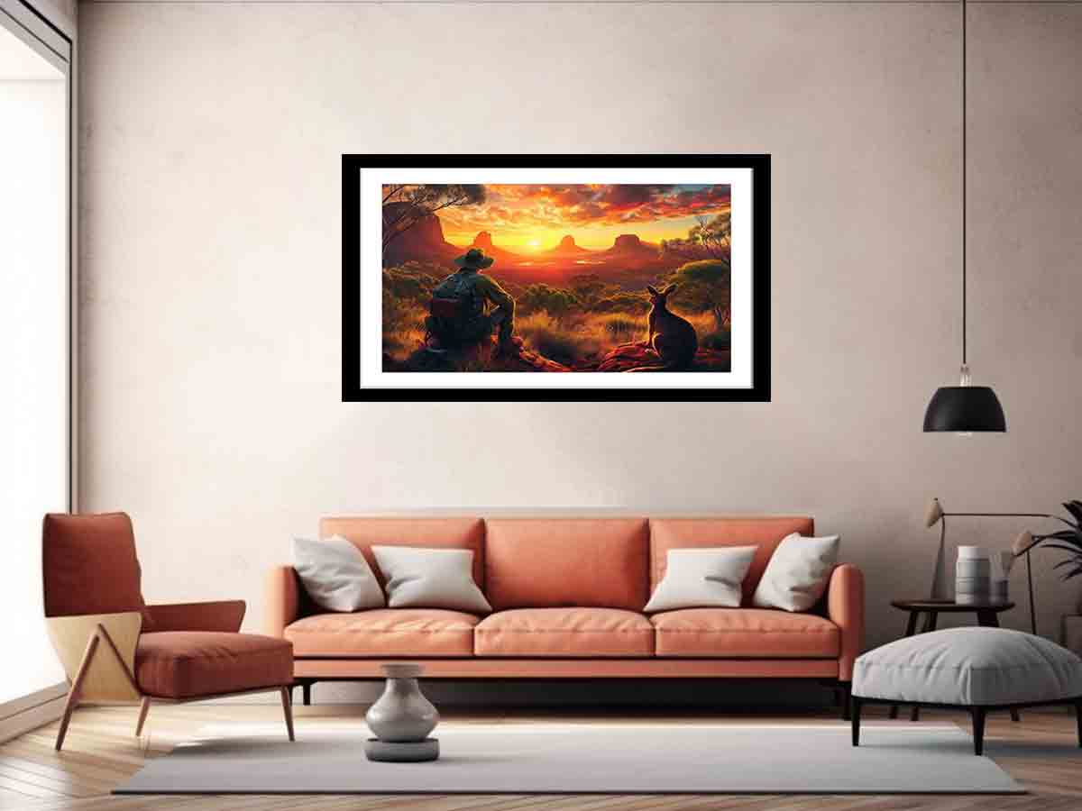 Stunning Framed Art Print - Elegant Wall Decor for Living Room, Bedroom & Office | Perfect Home & Gift Idea