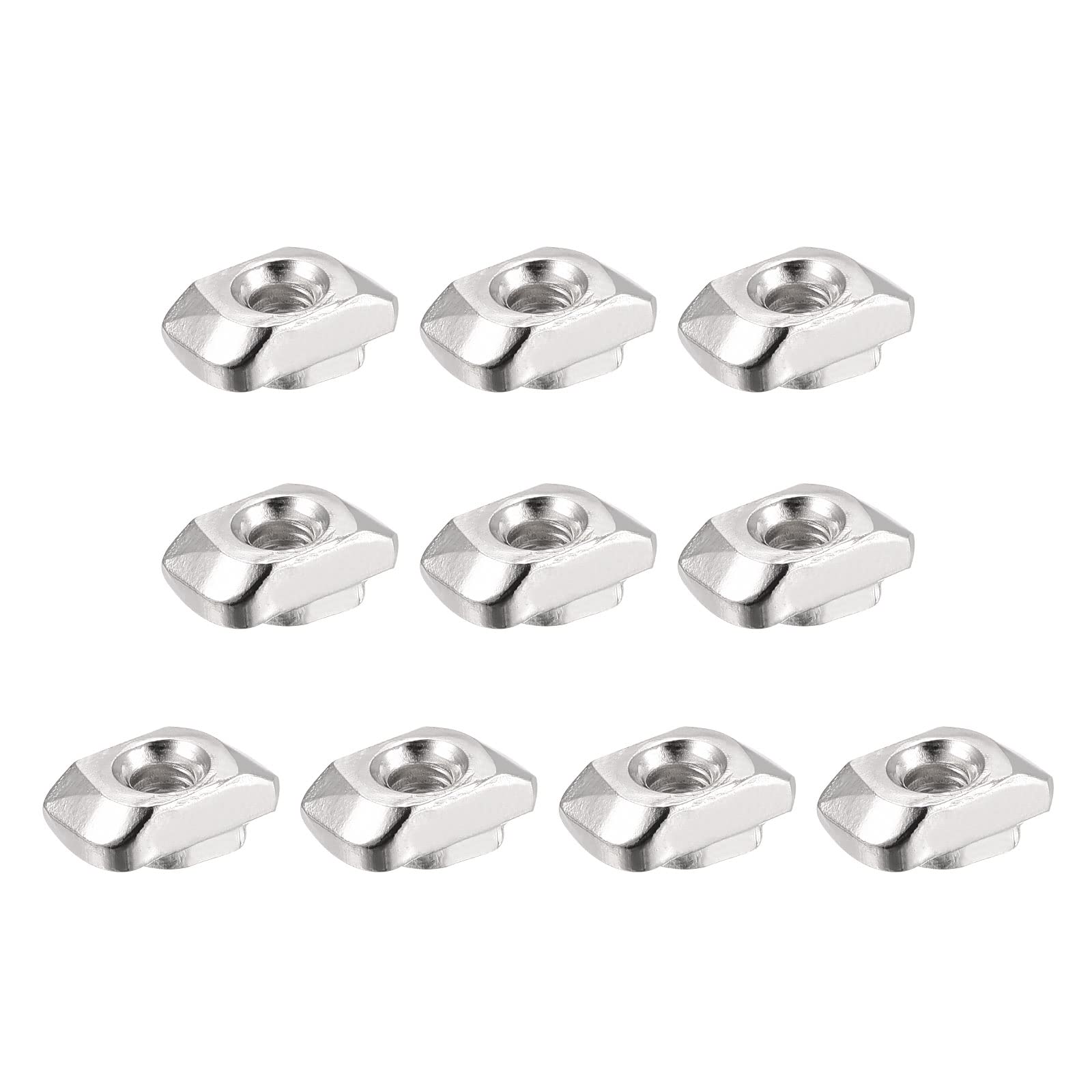 DMiotech 10 Pack M3 Half Round Sliding T-Slot Nuts - 2020 Series Aluminum Extrusion T-Nuts for 3D Printers, CNC Machines & DIY Projects | Perfect for 3D Printer Frames, Enclosures & Modular Builds