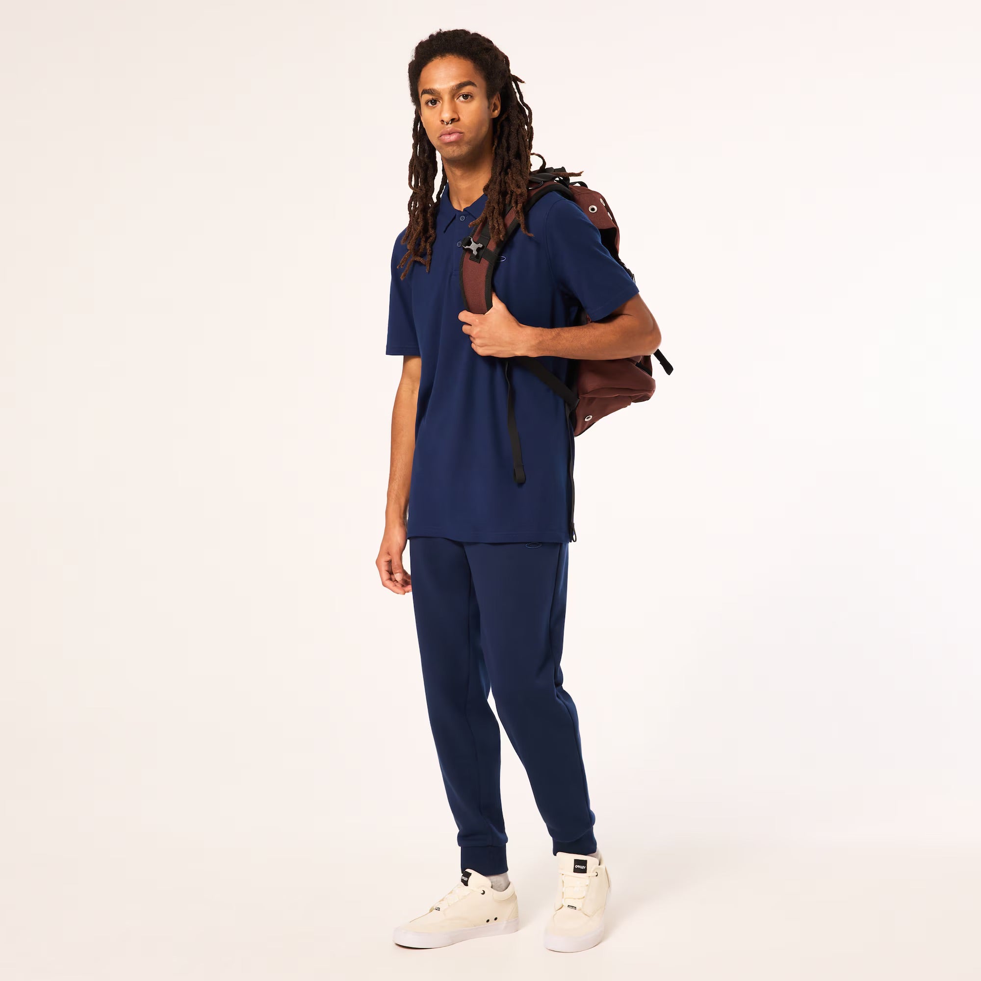 Oakley Men's Relax Urban Polo Shirt - Team Navy - Comfortable & Stylish Casual Wear for Work, Golf & Everyday Use