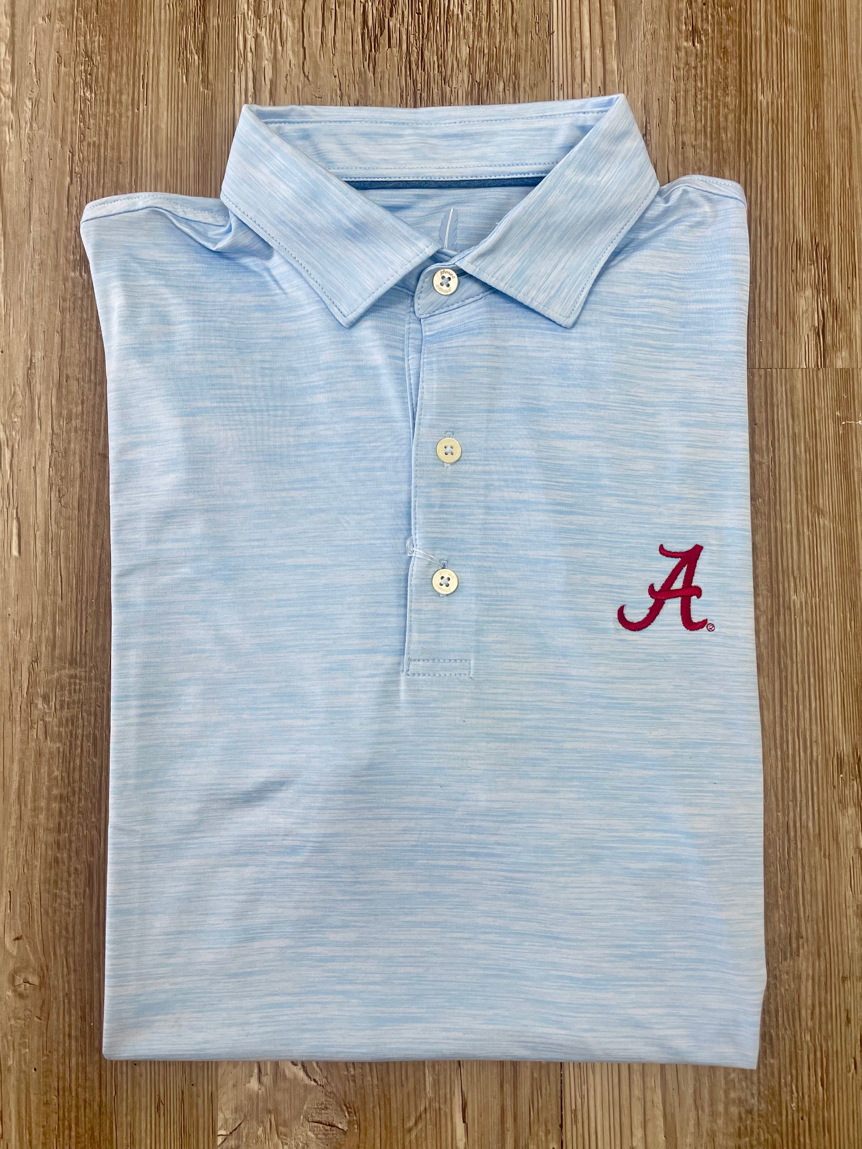 Johnnie O Huron Collegiate Polo Shirt for Men - Classic Fit Cotton Golf & Casual Wear - Perfect for Golfing, Office & Weekend Outings