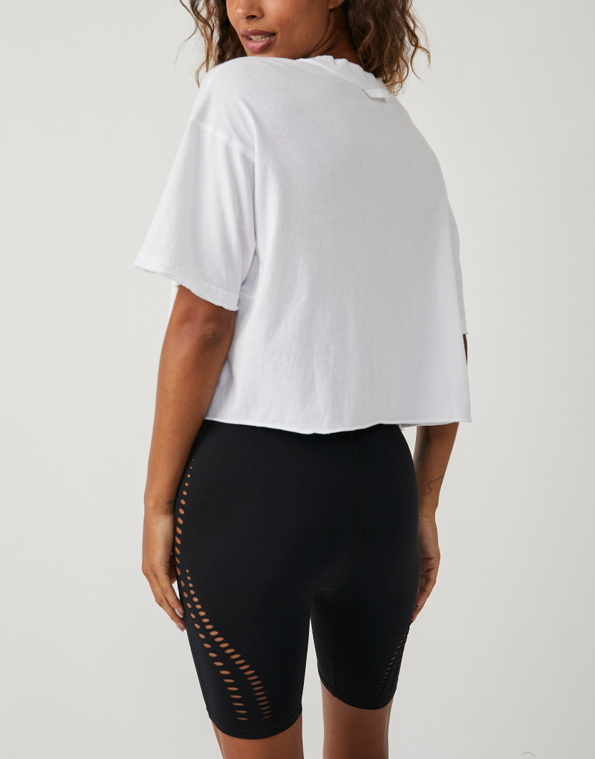 Free People Inspire Graphic Tee - Women's Casual Short Sleeve T-Shirt for Everyday Wear | Perfect for Yoga, Running & Weekend Outfits