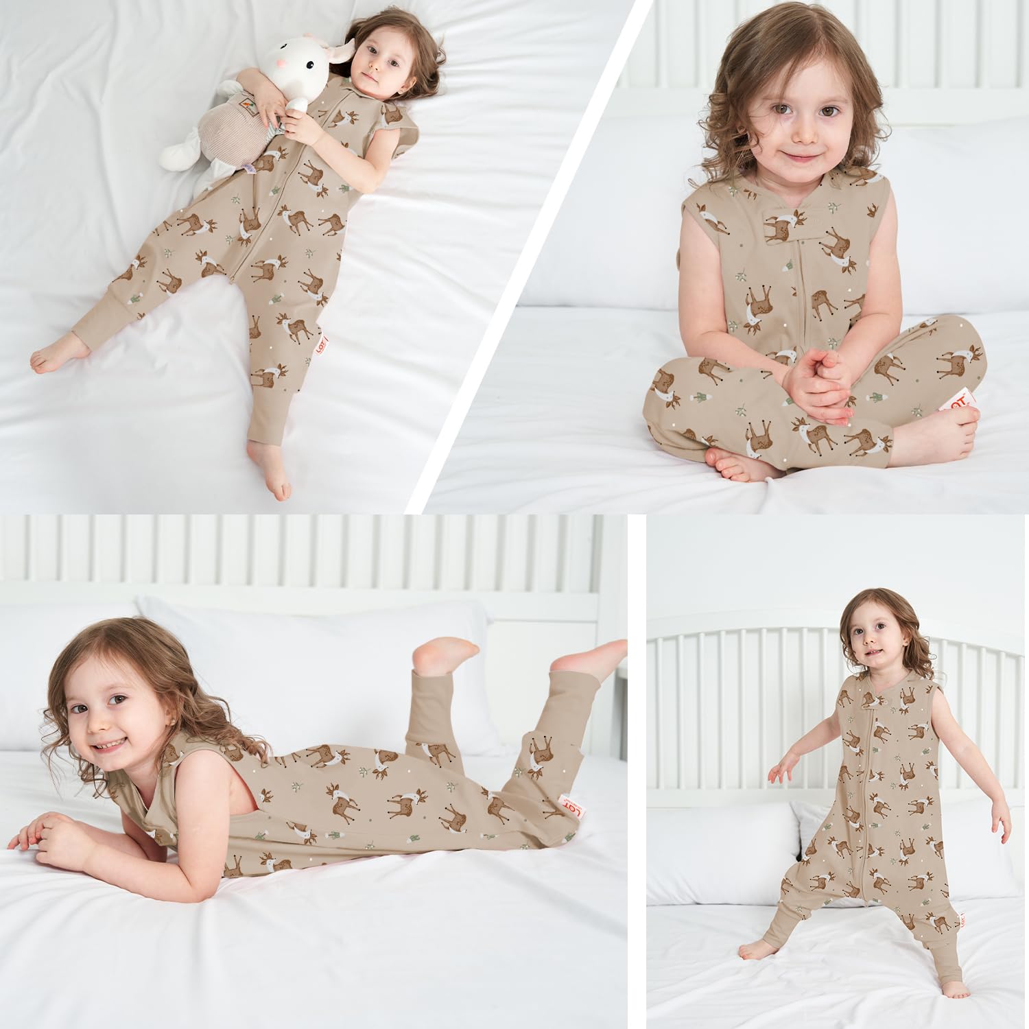 Miracle Baby Sleeping Sack with Feet - TOG 0.5 100% Cotton Sleeveless Wearable Blanket for Infants | Perfect for Nursery, Daycare & Travel