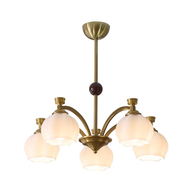 Corinne Arc Chandelier - Modern Crystal Ceiling Light Fixture for Dining Room, Living Room & Bedroom | Elegant Lighting for Home Decor & Interior Design
