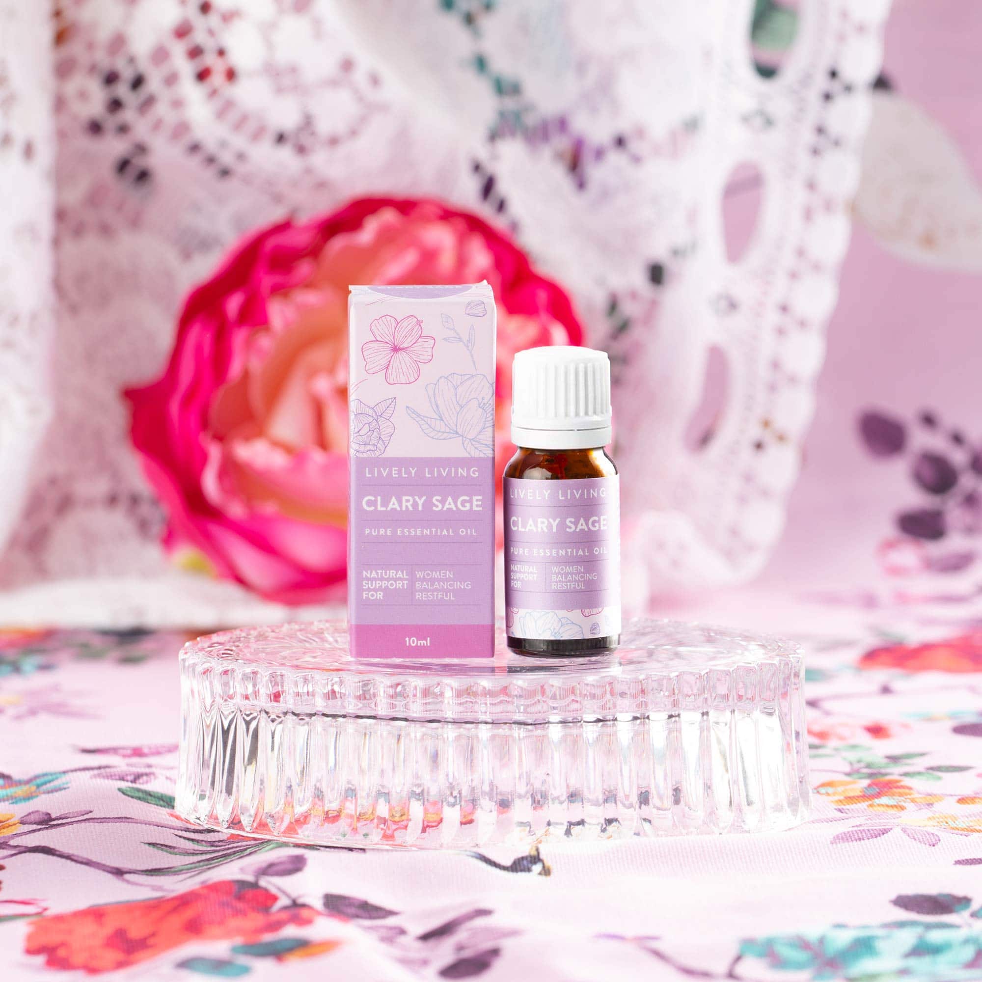 Pure Clary Sage French Essential Oil 10ml - 100% Natural Aromatherapy Oil for Relaxation, Stress Relief & Skin Care - Perfect for Diffusers, Massage & DIY Beauty Products