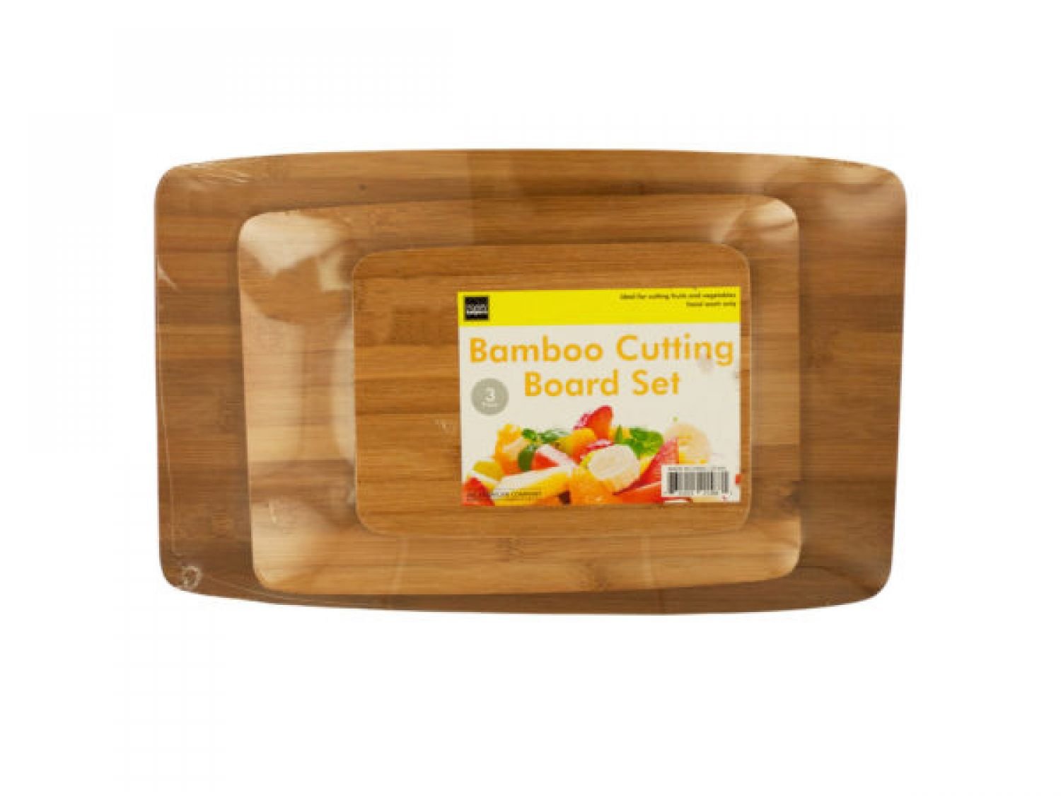 StarSun 4-Piece Bamboo Cutting Board Set for Kitchen & Dining