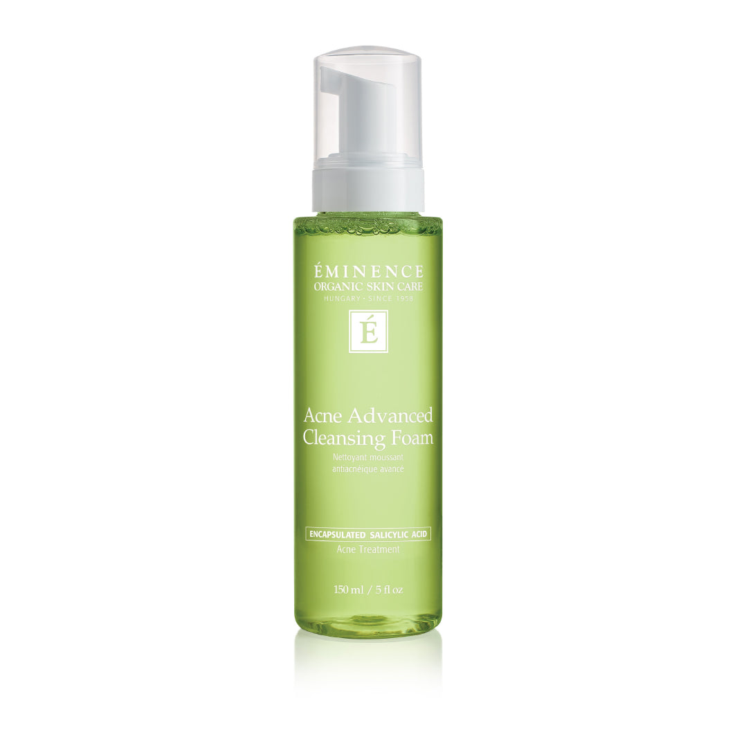Eminence Organics Acne Advanced Cleansing Foam - Gentle Face Wash for Acne-Prone Skin | Deep Cleansing & Oil Control | Perfect for Daily Skincare Routine & Blemish Prevention