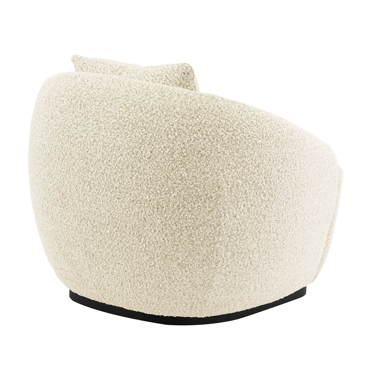 Avalon Boucle Swivel Armchair - Modern Velvet Accent Chair with 360° Rotation for Living Room, Bedroom, or Office - Comfortable Lounge Chair for Relaxing and Reading