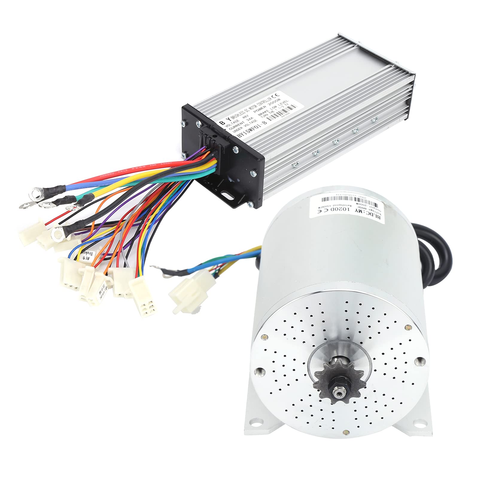 2000W 48V Electric Scooter Conversion Kit - High Speed, Low Noise E-Bike Motor Kit for Tricycles, Scooters & Electric Bikes | Perfect for Commuting, Urban Travel & Eco-Friendly Transportation