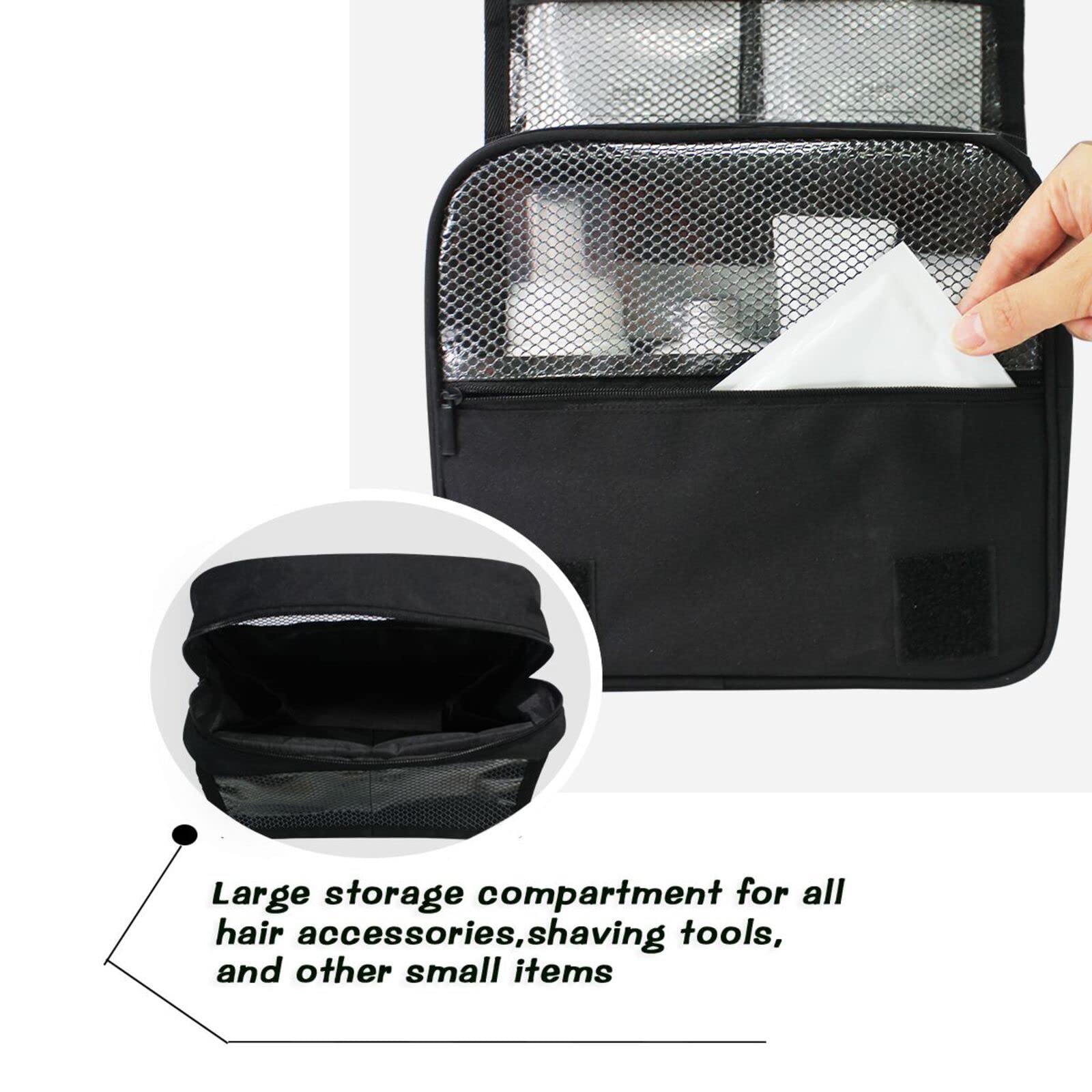 Moyyo Leopard Print Hanging Travel Toiletry Bag - Waterproof Cosmetic Makeup Organizer for Women & Men - Portable Wash Bag for Gym, Camping, Business Trips & Vacation - Perfect Toiletry Organizer for Travel Essentials