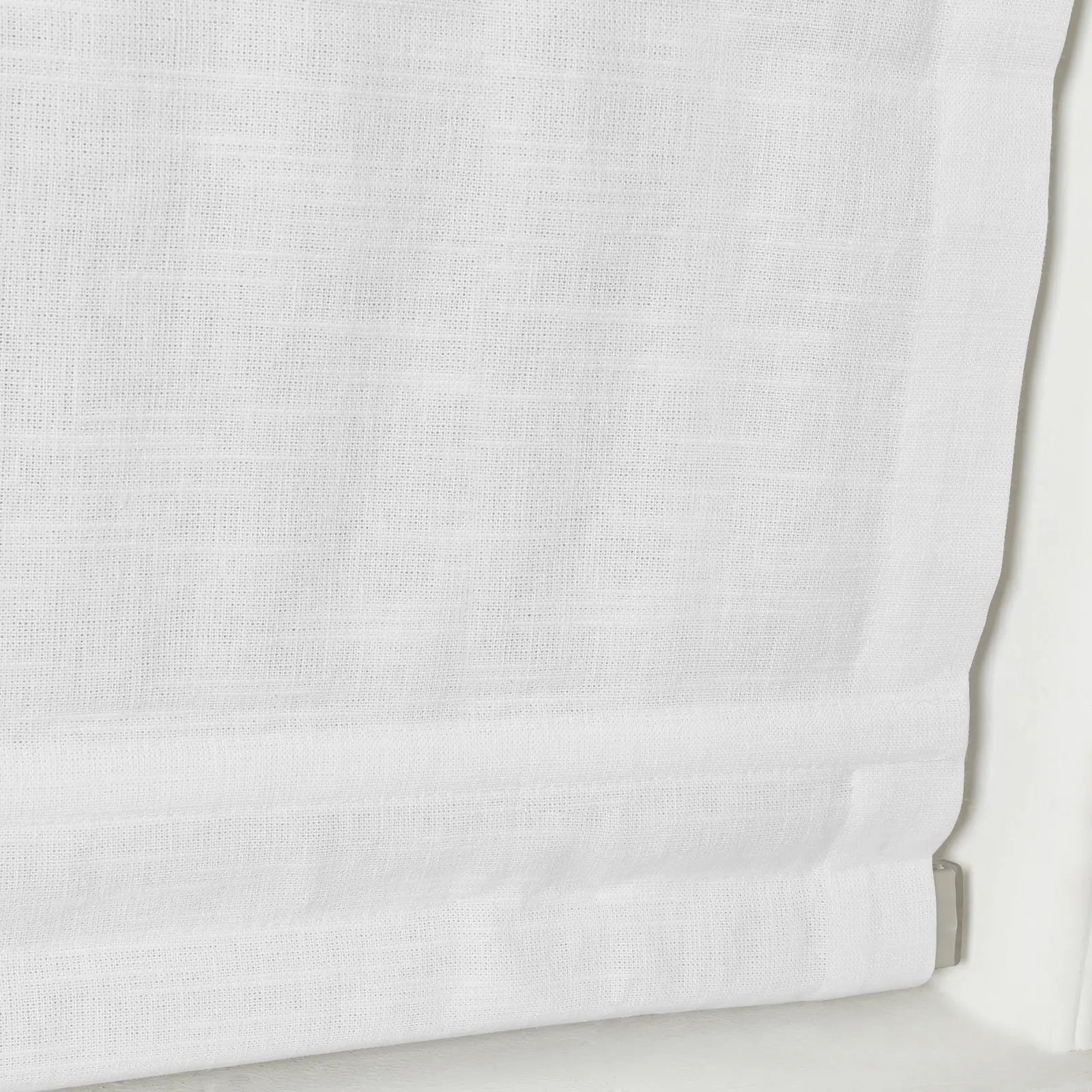 Premium Linen Cotton Roman Shade - Cordless Window Treatment for Home & Office | Blackout Curtains for Bedroom, Living Room & Nursery