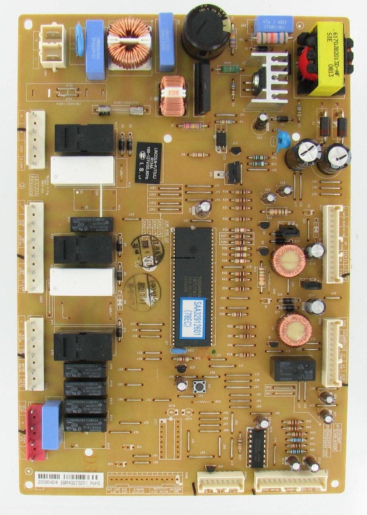 CoreCentric Remanufactured LG Refrigerator Control Board Replacement - EBR43273201 Compatible Part | Fixes Cooling Issues for LG Refrigerators | Perfect for Home Kitchen Appliance Repair