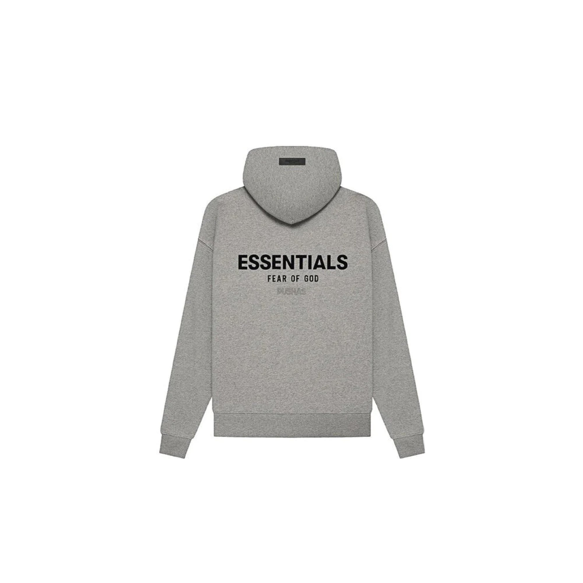 ESSENTIALS Core Pullover Hoodie 'Dark Oatmeal' - Men's Casual Streetwear Sweatshirt for Fall Winter 2022 | Cozy Lounge & Outdoor Activities