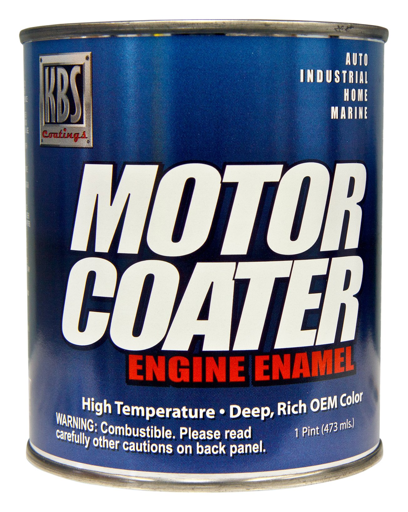 KBS Coatings 60326 Austin Healey Moss Green Metallic Motor Coater Engine Paint - 1 Pint (16oz) High Heat Resistant Automotive Paint for Classic Car Restoration & Engine Bay Touch-Ups - Perfect for Vintage British Sports Cars