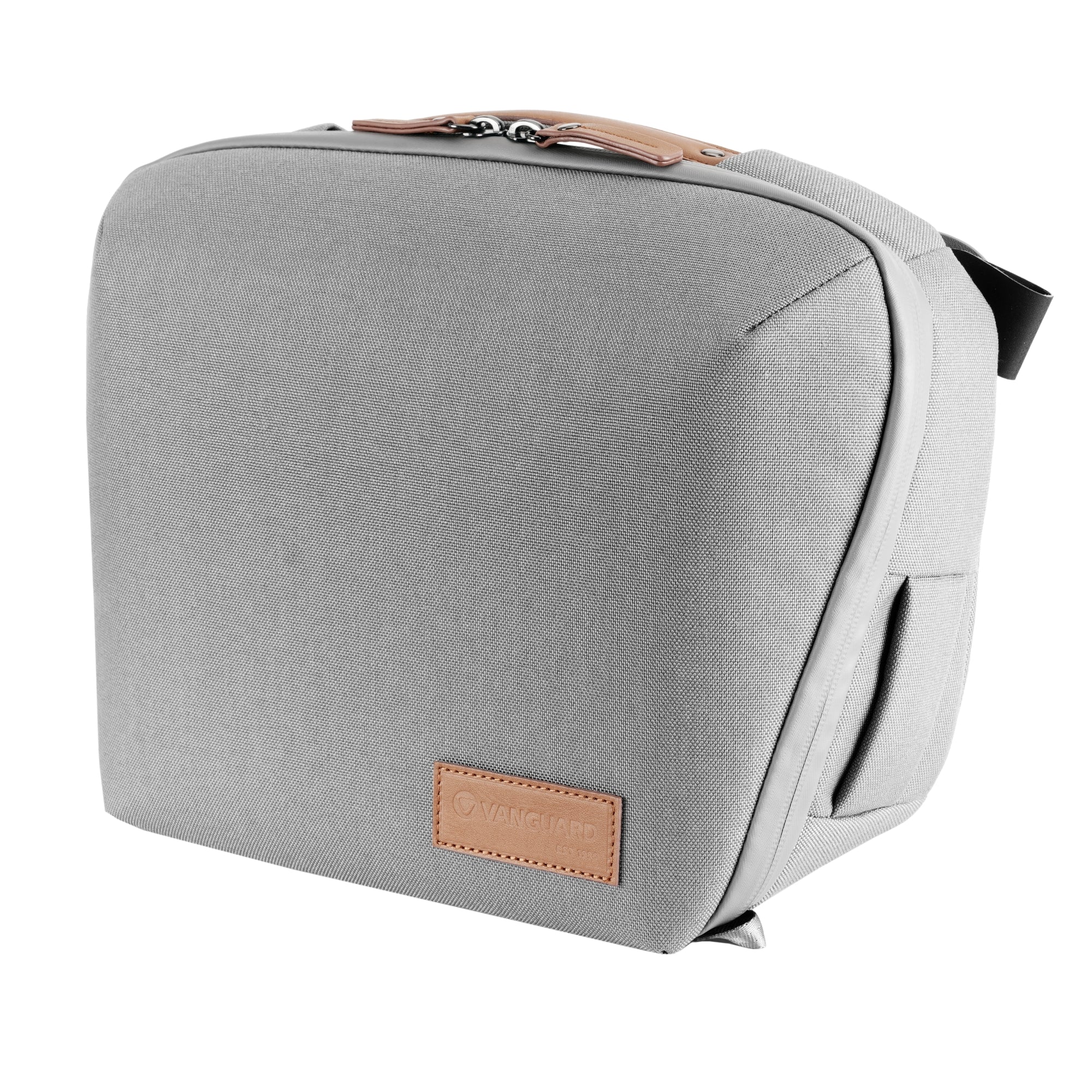 VEO City CB34 GY Crossbody Camera Bag for DSLR - Lightweight Waterproof Gray Shoulder Bag for Travel, Hiking & Everyday Use
