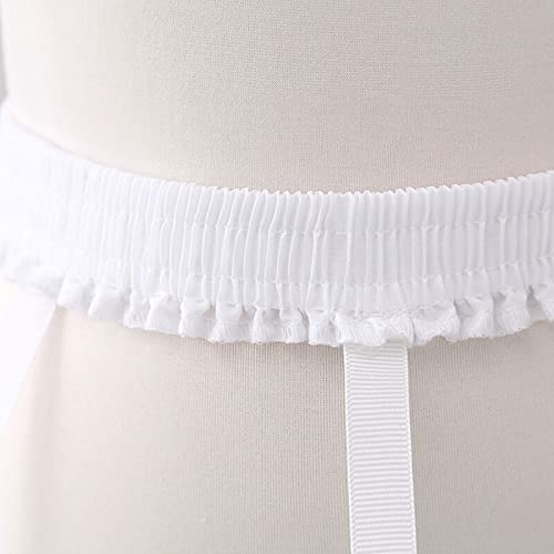 2 Hoop Cage Crinoline Underskirt Pannier Petticoat for Prom, Wedding, Ball Gown & Victorian Costume - Perfect for Dance, Cosplay & Historical Reenactment