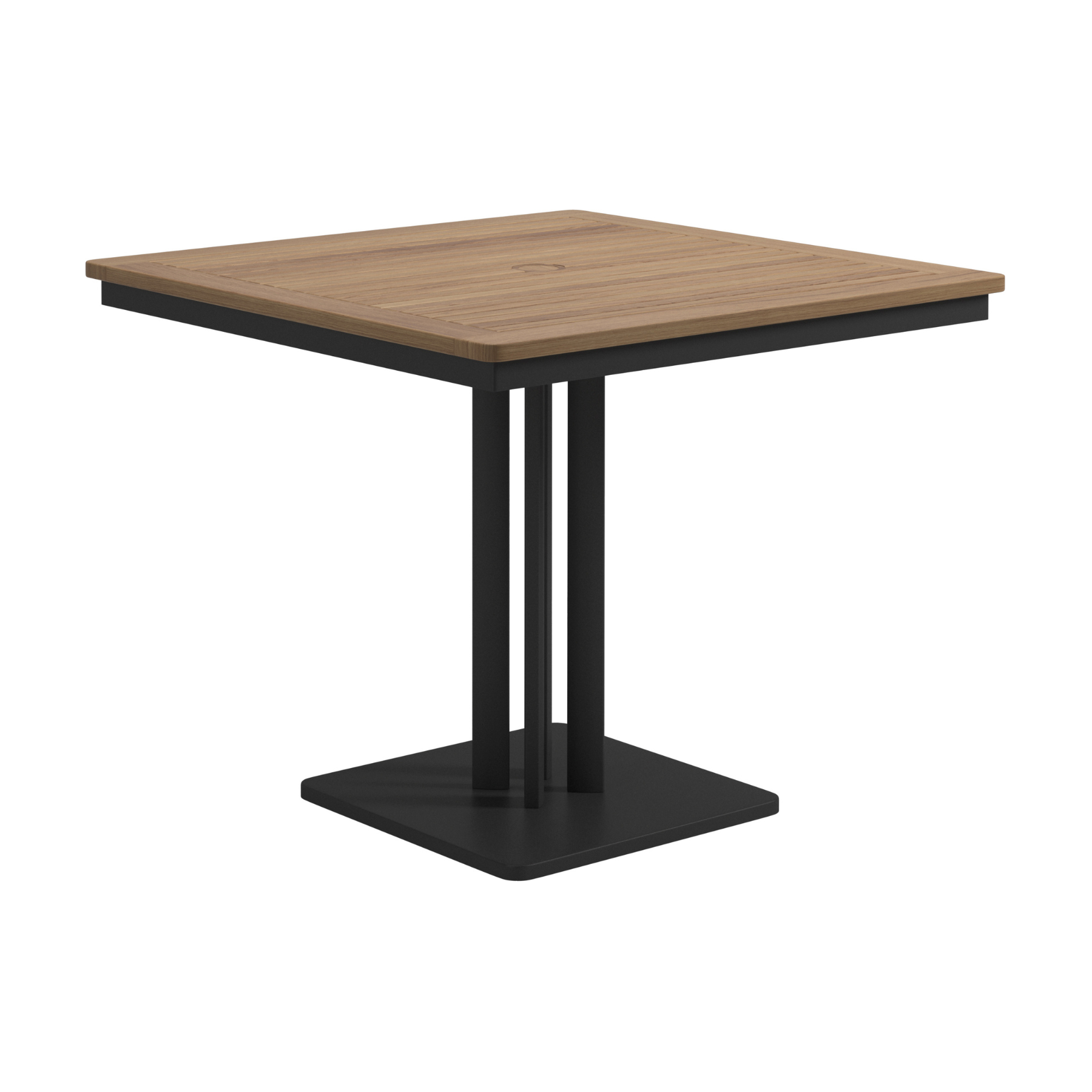 Gloster Metz 35 Square Dining Table - Modern Outdoor Patio Furniture for Garden, Deck & Backyard Dining - 35