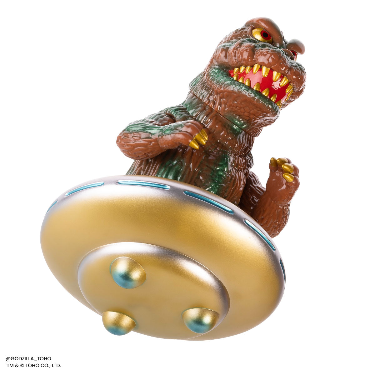 Godzilla UFO Soft Vinyl Figure - Invasion of the Astro Monster Variant Collectible Toy | Japanese Kaiju Monster Model for Display & Gifts | Perfect for Anime Fans & Pop Culture Collectors