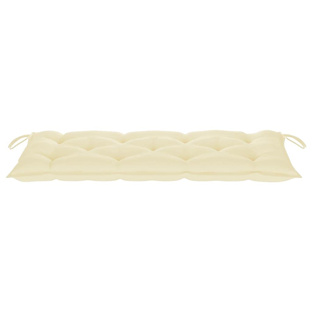 Premium Garden Bench Cushion - Cream White 47.2