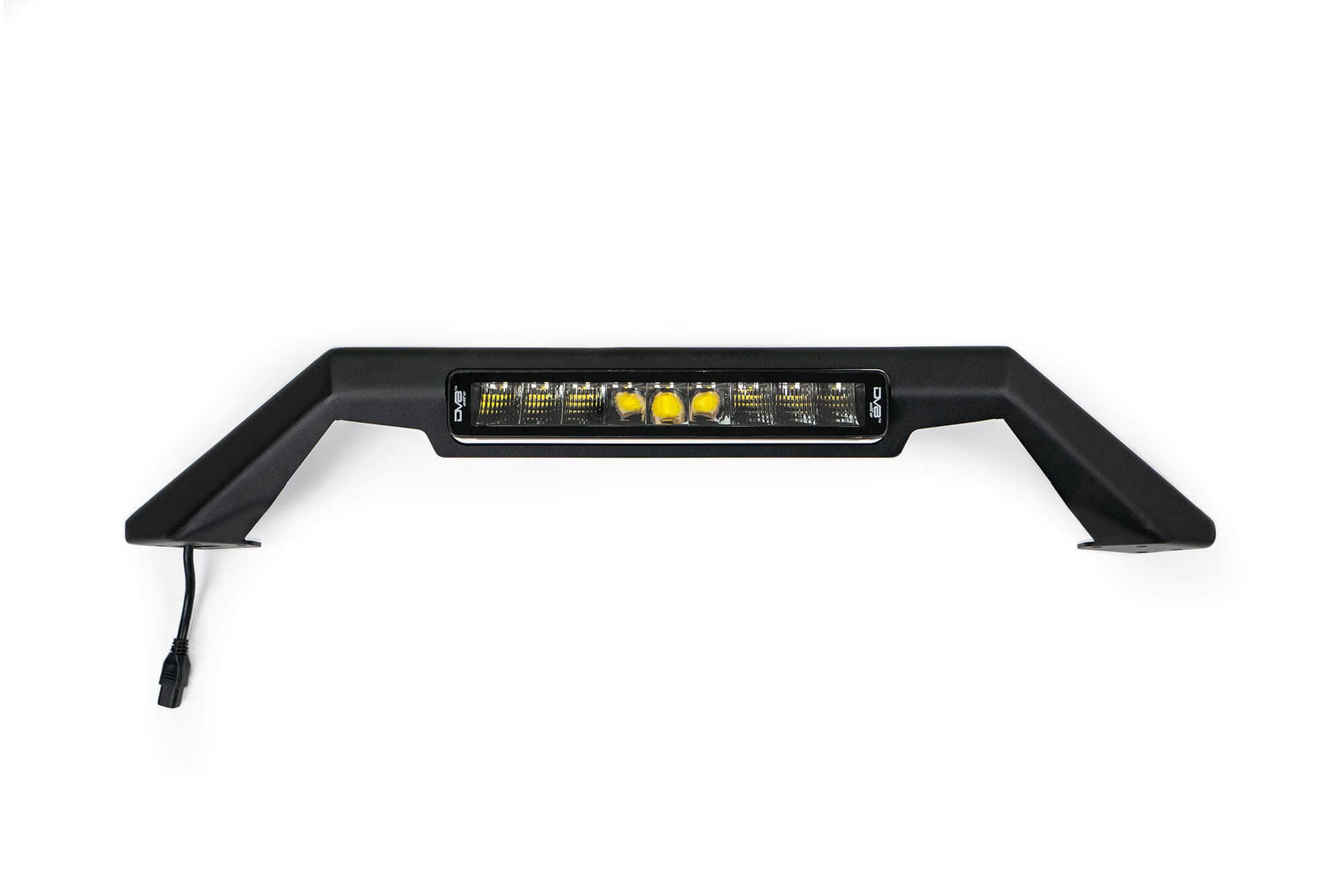 Bull Bar with LED Light Bar Mount for DV8 Offroad MTO Series Front Bumpers | Heavy-Duty Steel Construction | Fits 13-inch Elite Series LED Light Bars | Off-Road Protection & Style | Perfect for Jeep, Truck & SUV Off-Roading Adventures