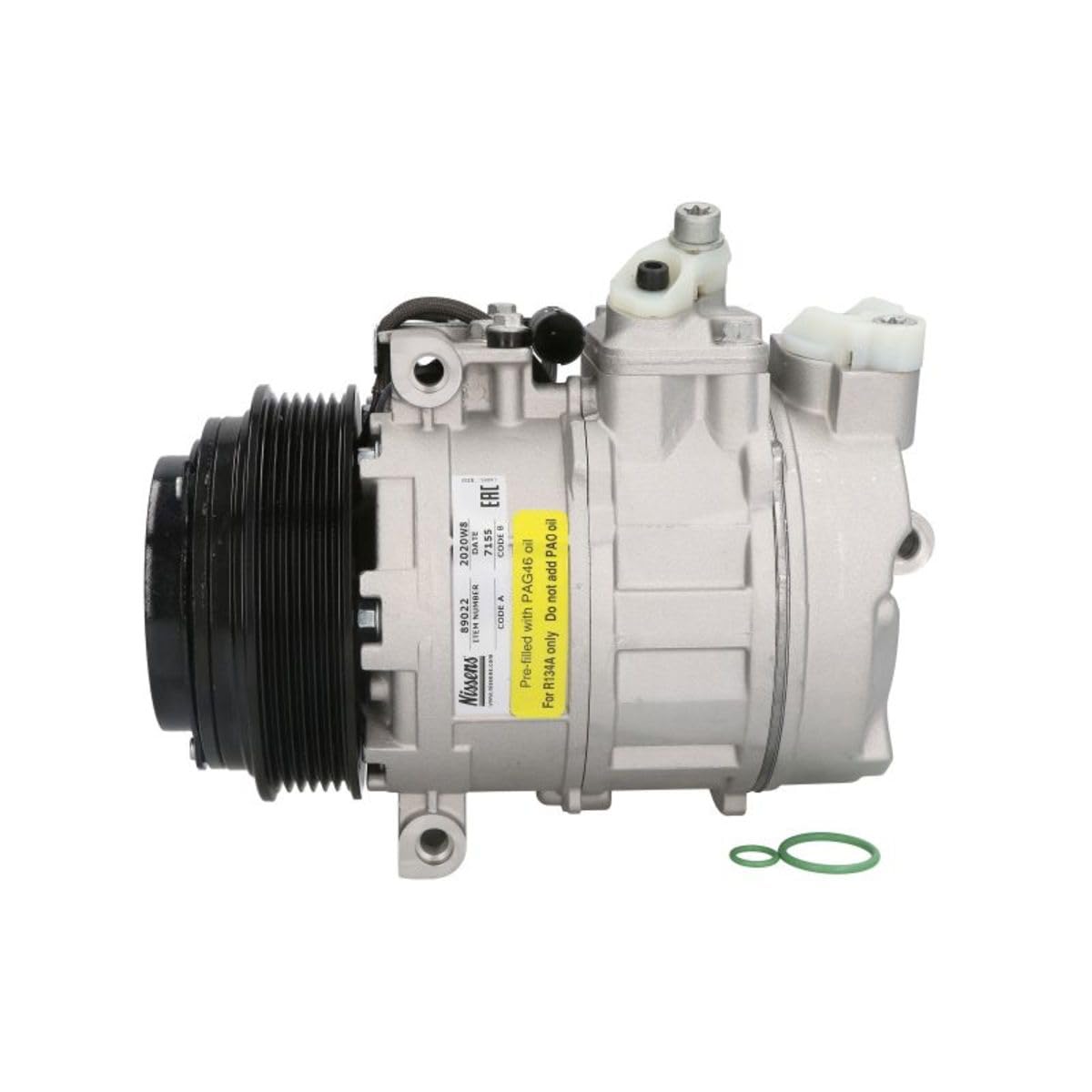 Nissens Air Conditioning Compressor 89022 - High Performance Auto AC Compressor Replacement for Car & Truck - Perfect for Summer Cooling & HVAC System Repair