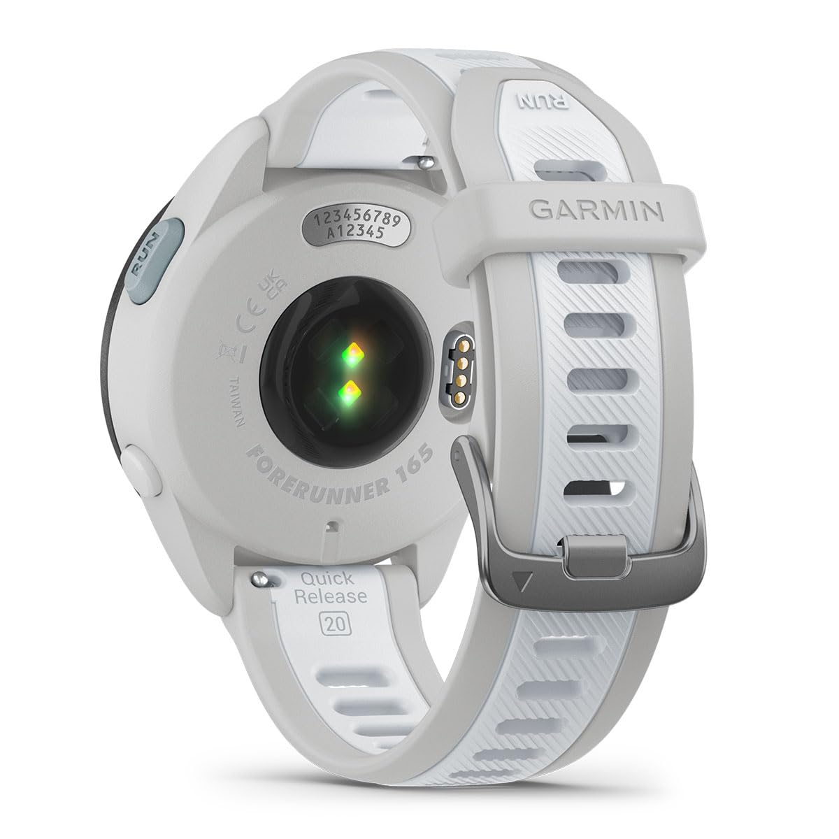 PlayBetter Garmin Forerunner 165 Music (Mist Gray/Whitestone) GPS Running Smartwatch Bundle with AMOLED Touchscreen & 11-Day Battery - Includes Screen Protectors, Wall Adapter & Case - Perfect for Marathon Training, Outdoor Running & Fitness Tracking