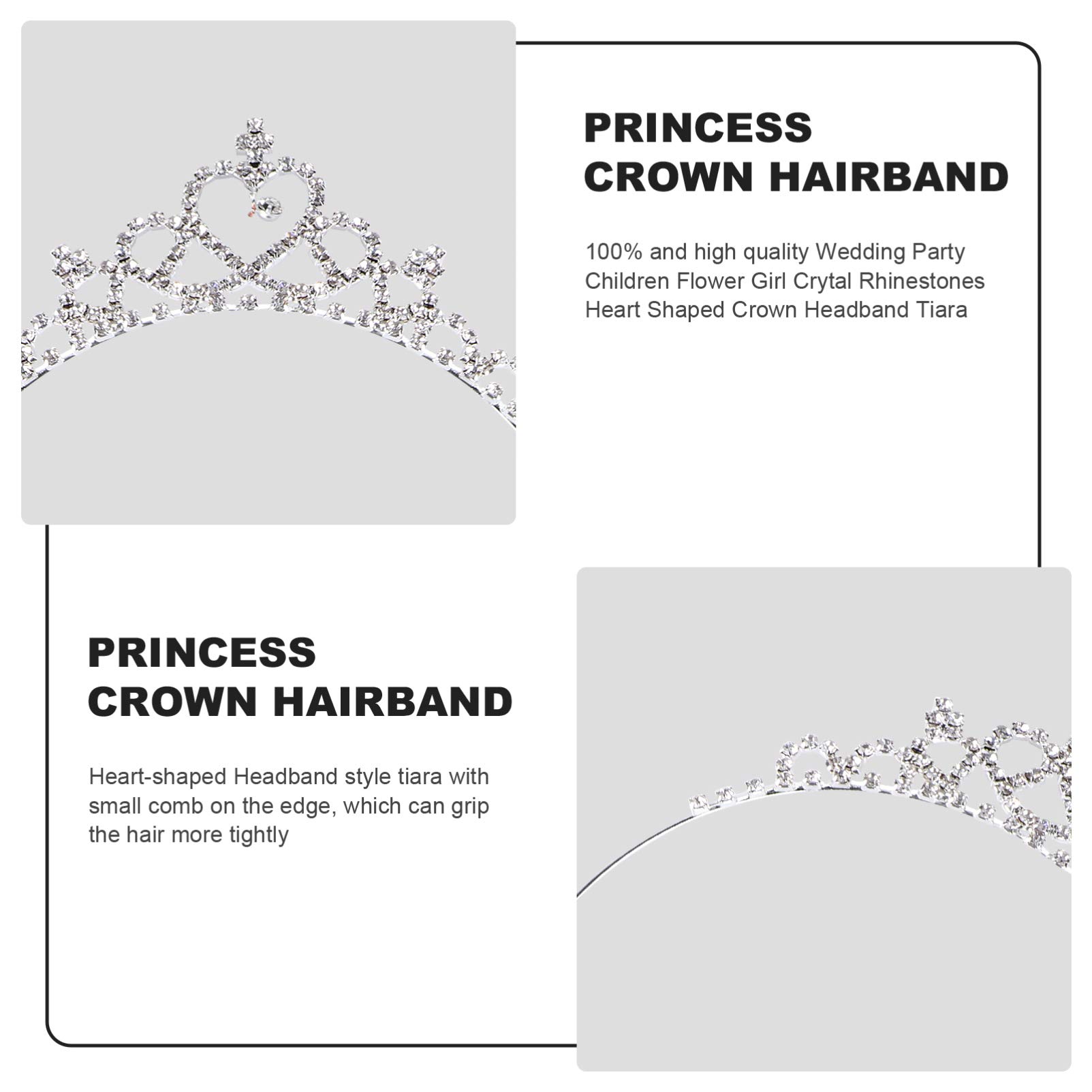 Elegant Wedding Tiara for Bride | Bridal Headpiece with Leaves Design | Women's Pageant Princess Crown & Headband | Perfect for Weddings, Prom, Pageants & Special Occasions