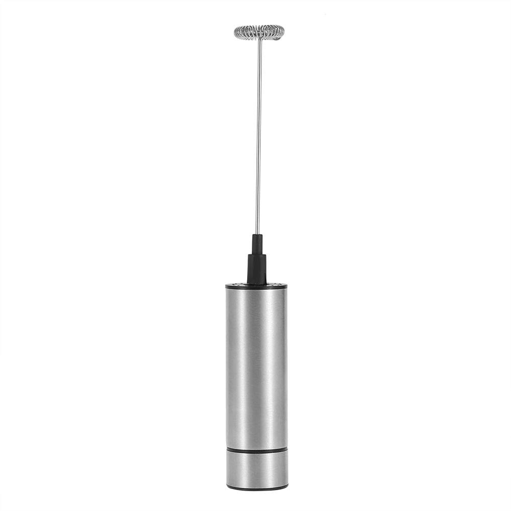 Premium Stainless Steel Electric Milk Frother - High Speed Handheld Immersion Blender for Lattes, Cappuccinos & Hot Chocolate - Multi-Purpose Drink Mixer & Foam Maker - Perfect for Coffee Shops, Home Baristas & Smoothie Lovers