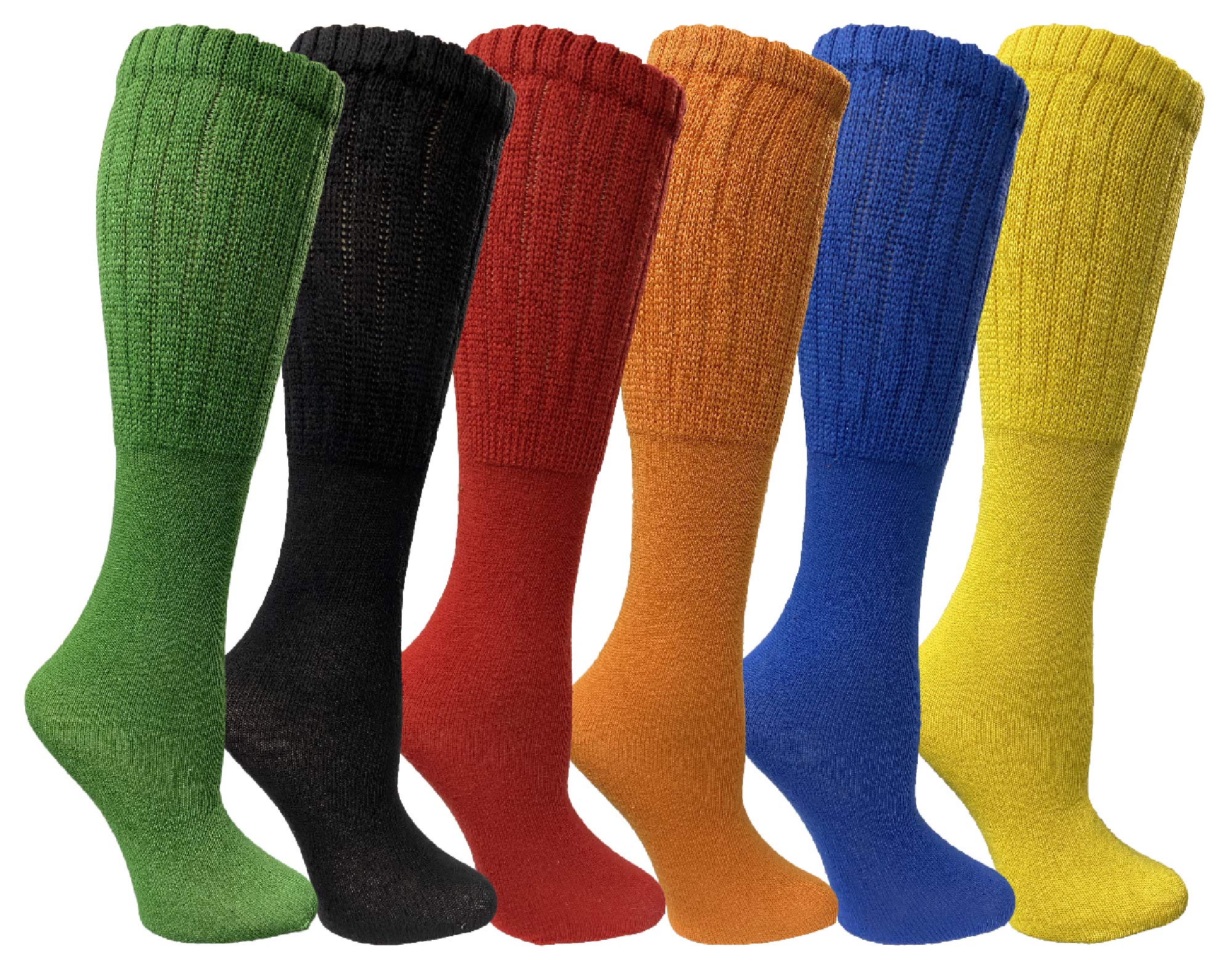 Yacht & Smith 60 Pack Women's Cotton Slouch Socks - Knee High Boot Socks for Women - Soft & Comfortable Crew Socks for Casual Wear, Winter, Boots & Everyday Outfits