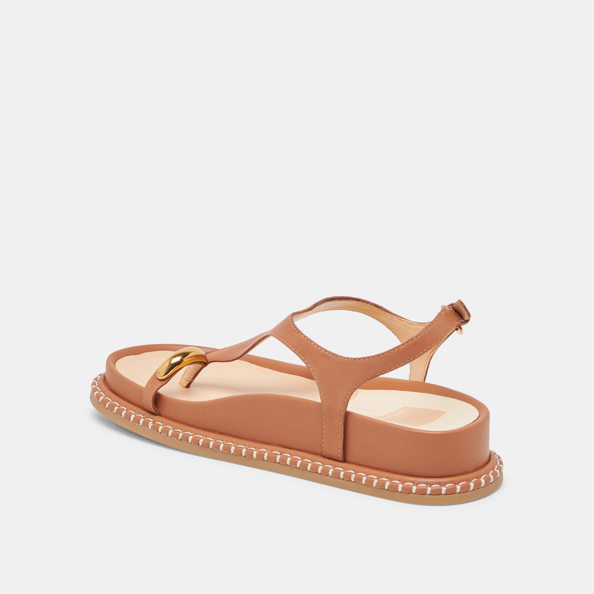 Stefan Genuine Leather Sandals for Men - Comfortable Saddle Leather Flip Flops - Perfect for Beach, Vacation & Casual Wear